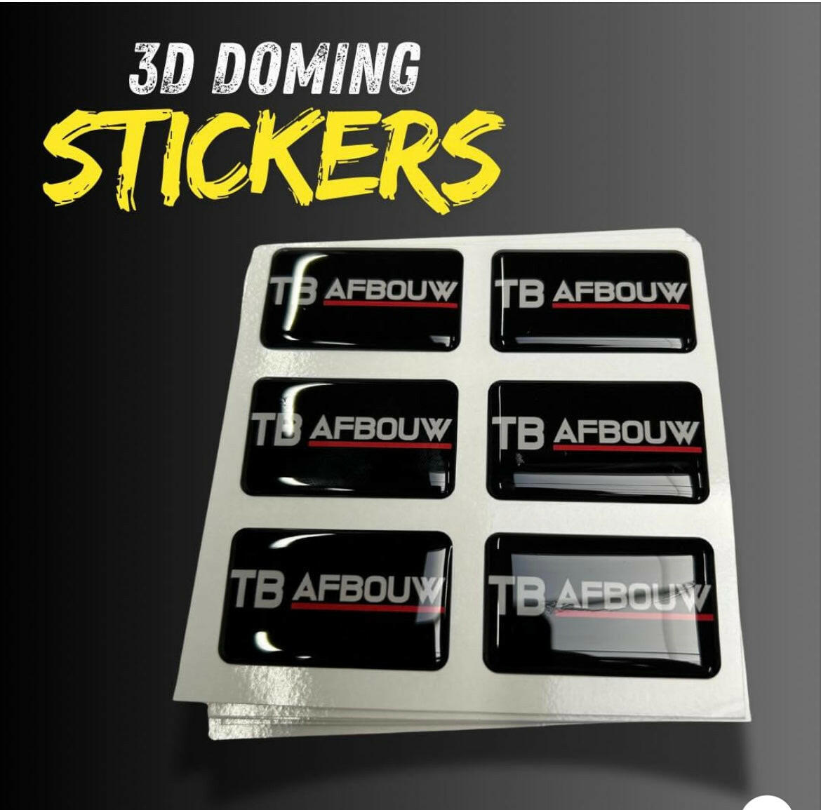 Ontdek de luxe 3D doming stickers van Stickerbro – Stickerbro.nl