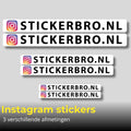 Instagram Sticker Set – 3 Maten Stickerbro.nl