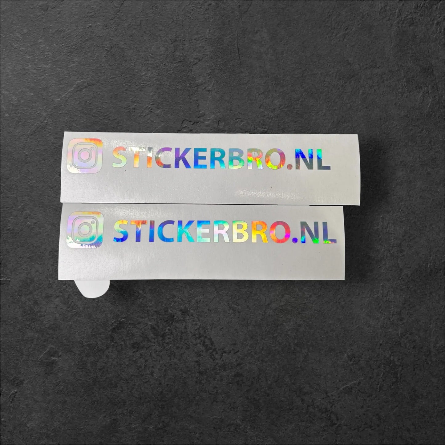 Instagram holografische sticker Stickerbro.nl