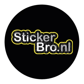 100 stickers rond 5x5 weekdeal