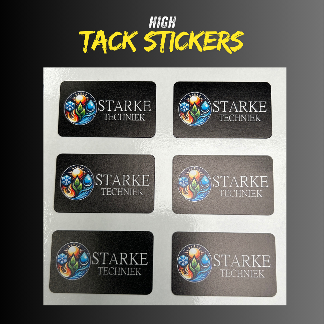 High Tack Stickers - Stickers