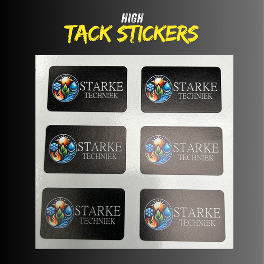 High Tack Stickers - Stickers.