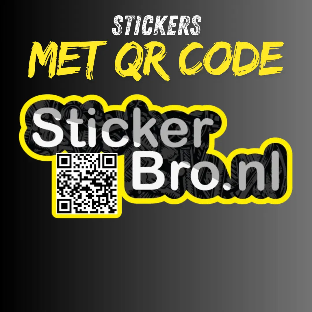 Bro Code Stickers Shop de Stickers met QR-code van Stickerbro – Stickerbro.nl