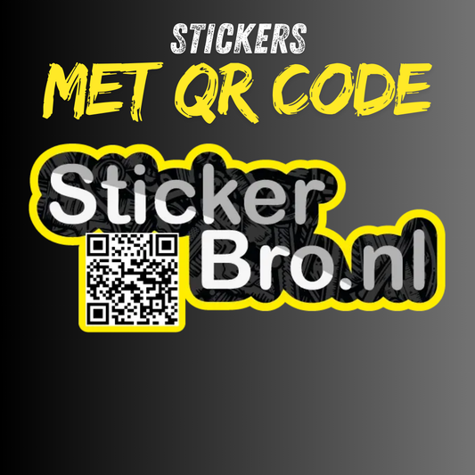 Sticker met qr code